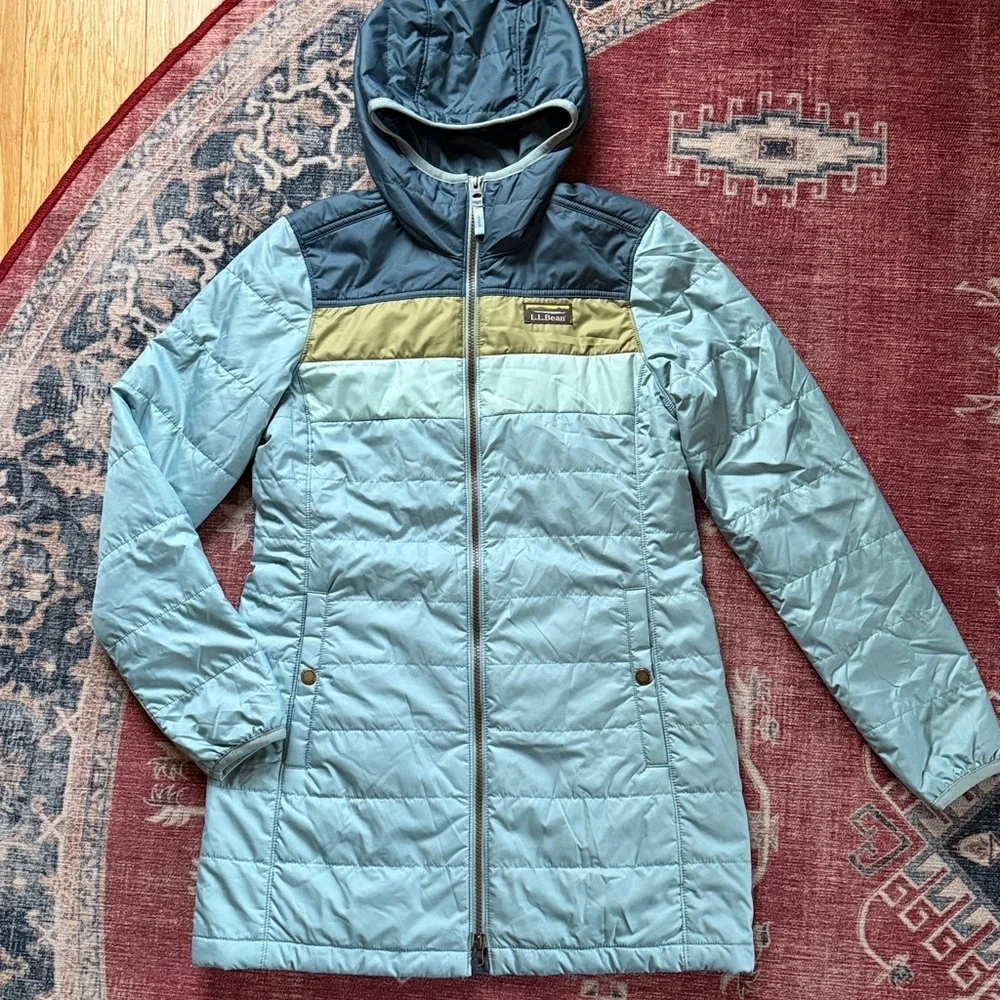 L.L.BEAN Mountain Classic Colorblock Puffer Jacket NWT Size XS - Picture 14 of 16